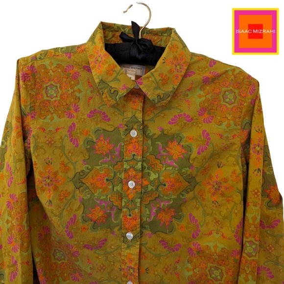 ISAAC MIZRAHI TARGET CItrus Shirt - Picture 4 of 9